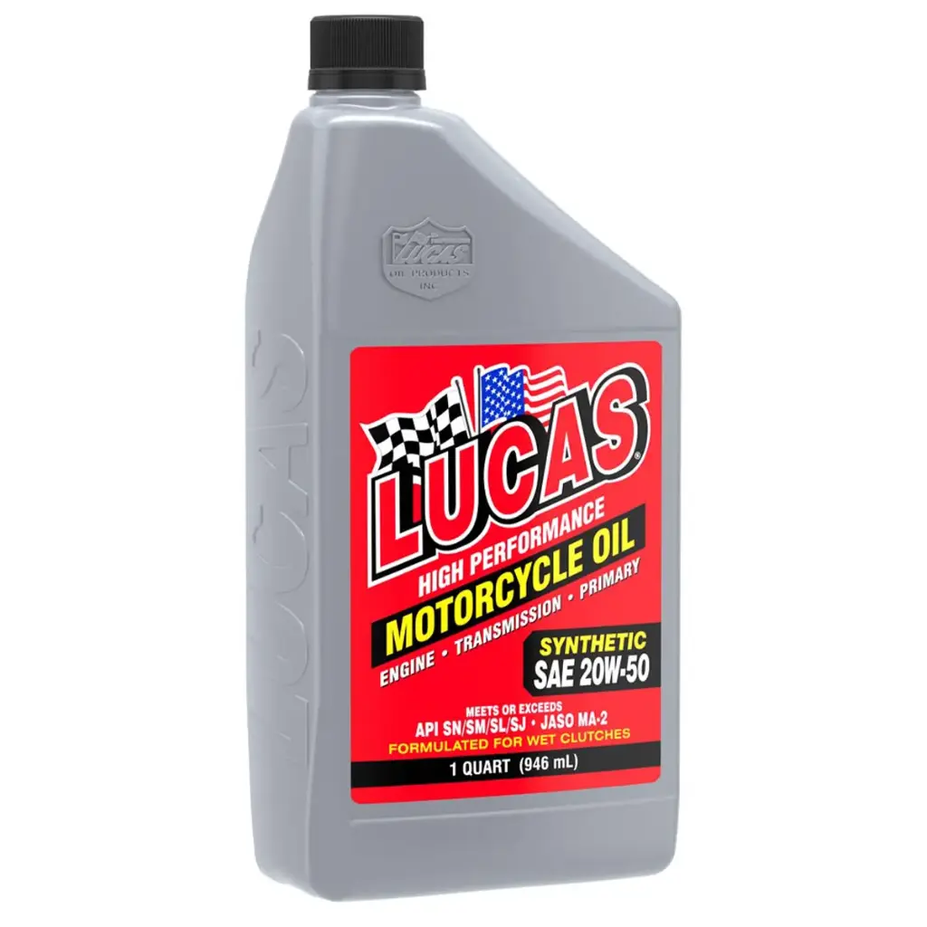 20W-50 Synthetic Motorcycle Oil