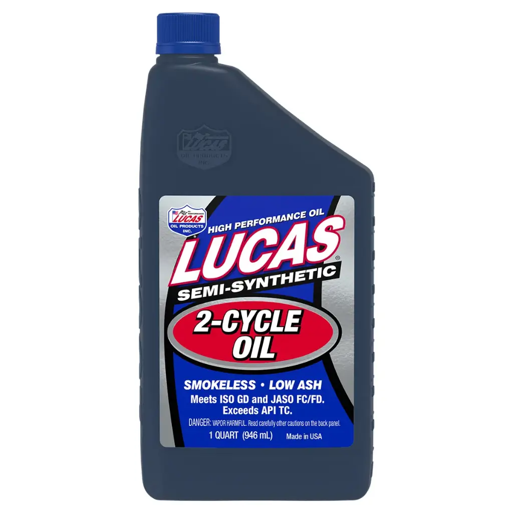 Semi-synthetic two-stroke oil