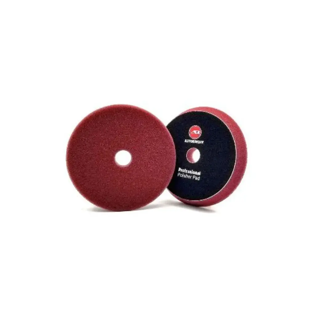 Burgundy Polishing Sponge with 7" Hole Auto Brite