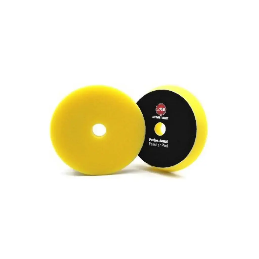 Auto Bright Yellow Polishing Sponge with 7" Hole