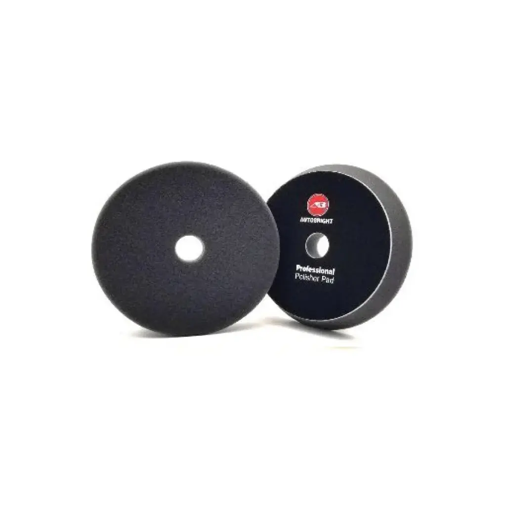 Auto Bright Black Polishing Sponge with 7" Hole