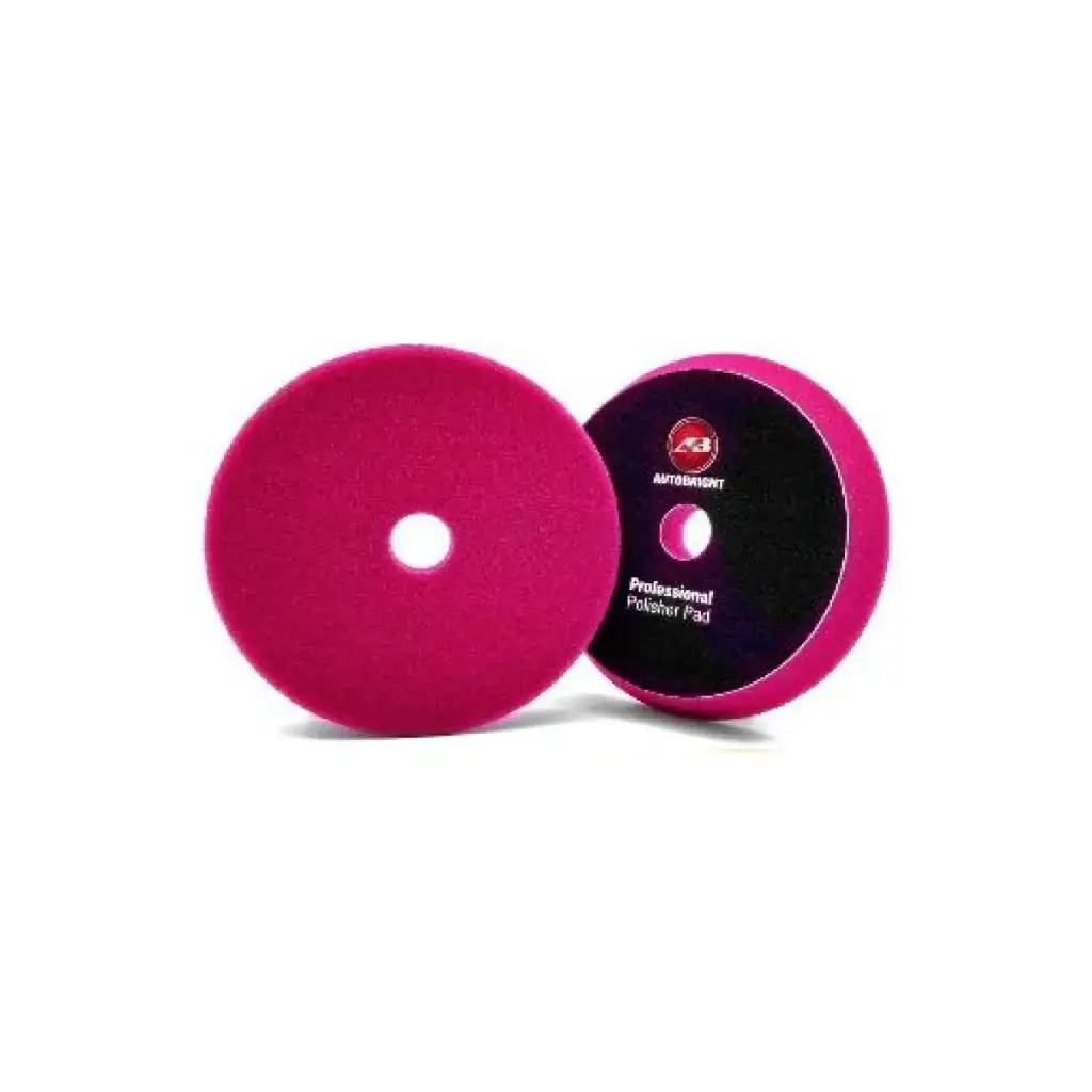 Auto Bright 7" Hole Red Polishing Sponge