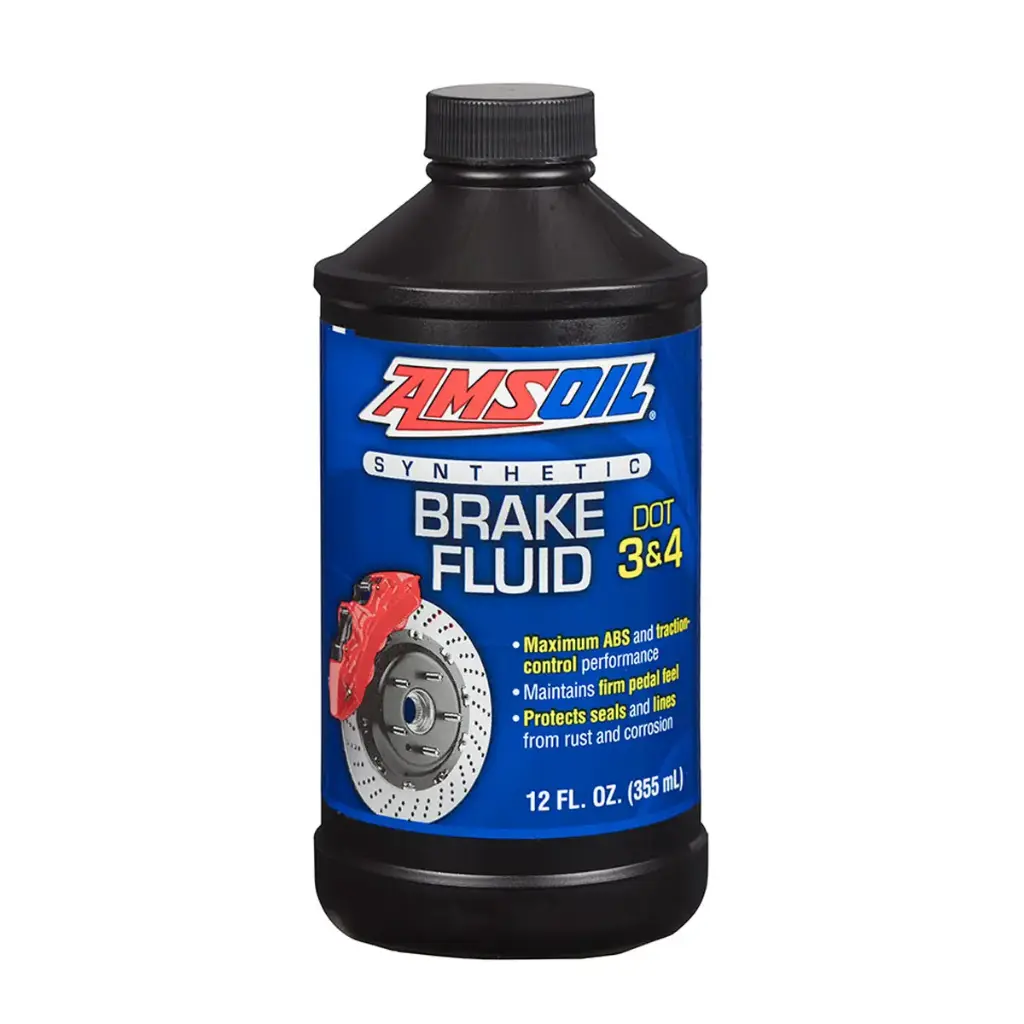 Amsoil DOT 3 & 4 Brake Fluid.
