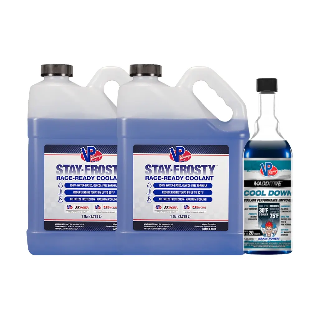 Summer Package from VP: 2 Radiator Coolant Bottles + Radiator Cooler