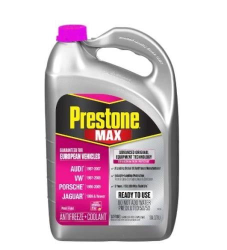 Prestone Pink 50/50 Premixed Radiator Coolant