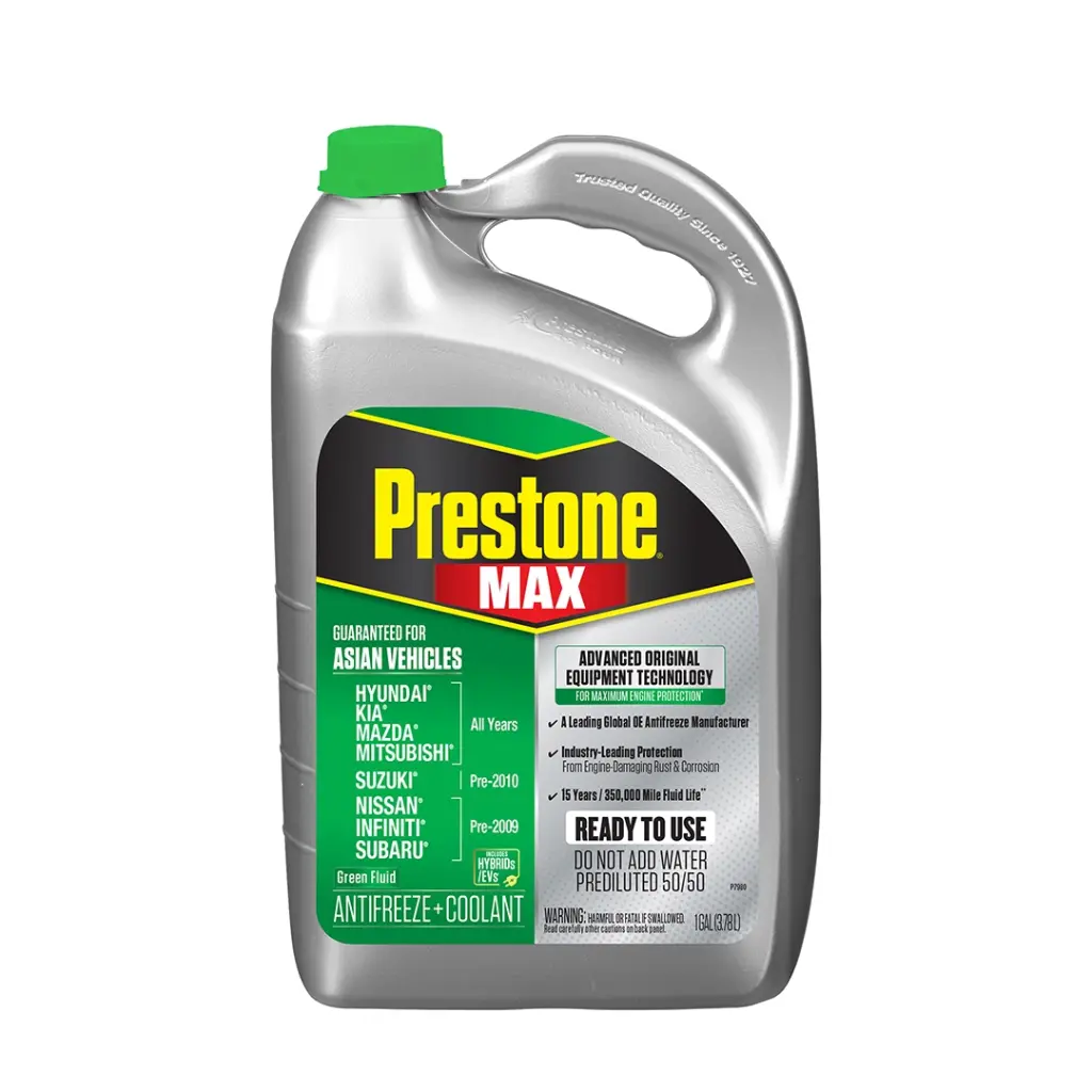 Prestone Green Coolant for Asian Vehicles
