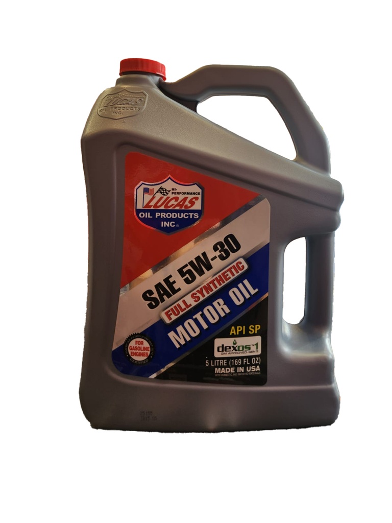 Lucas Engine Oil 5W-30 Fully Synthetic 5 Liters