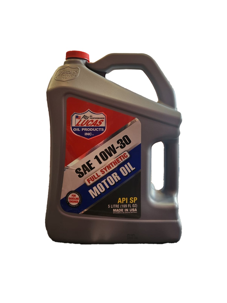 Lucas Engine Oil 10W-30 Fully Synthetic 5 Liters