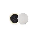 7" Auto Bright White No Hole Glue Polishing Pad